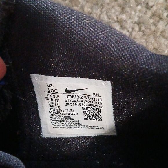 Nike Kyrie 7 size 10C TD Kids Shoes Black/Teal/Pink/Metallic Gold CW3241 001 - Picture 6 of 8